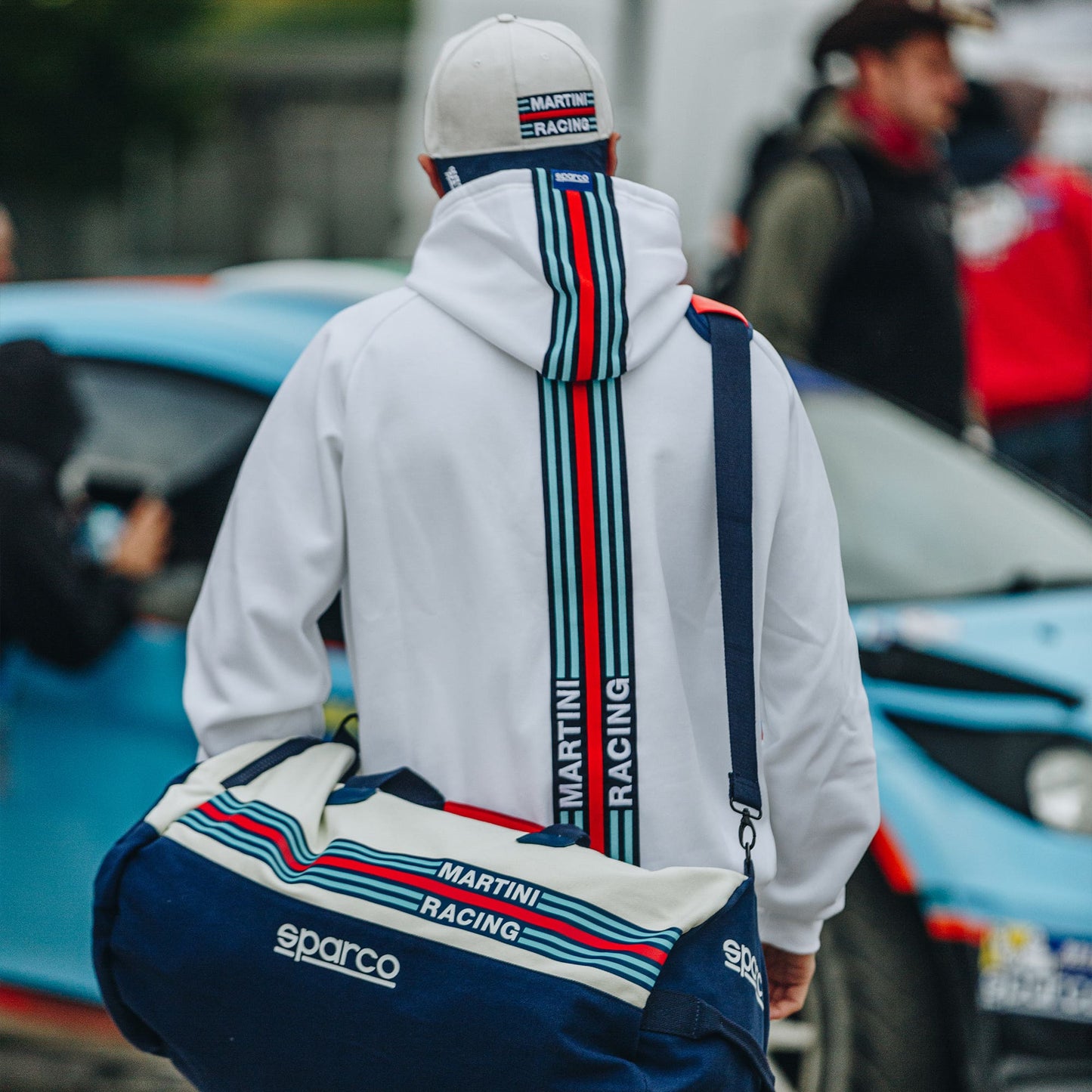 HOODIE BIG STRIPES MARTINI RACING