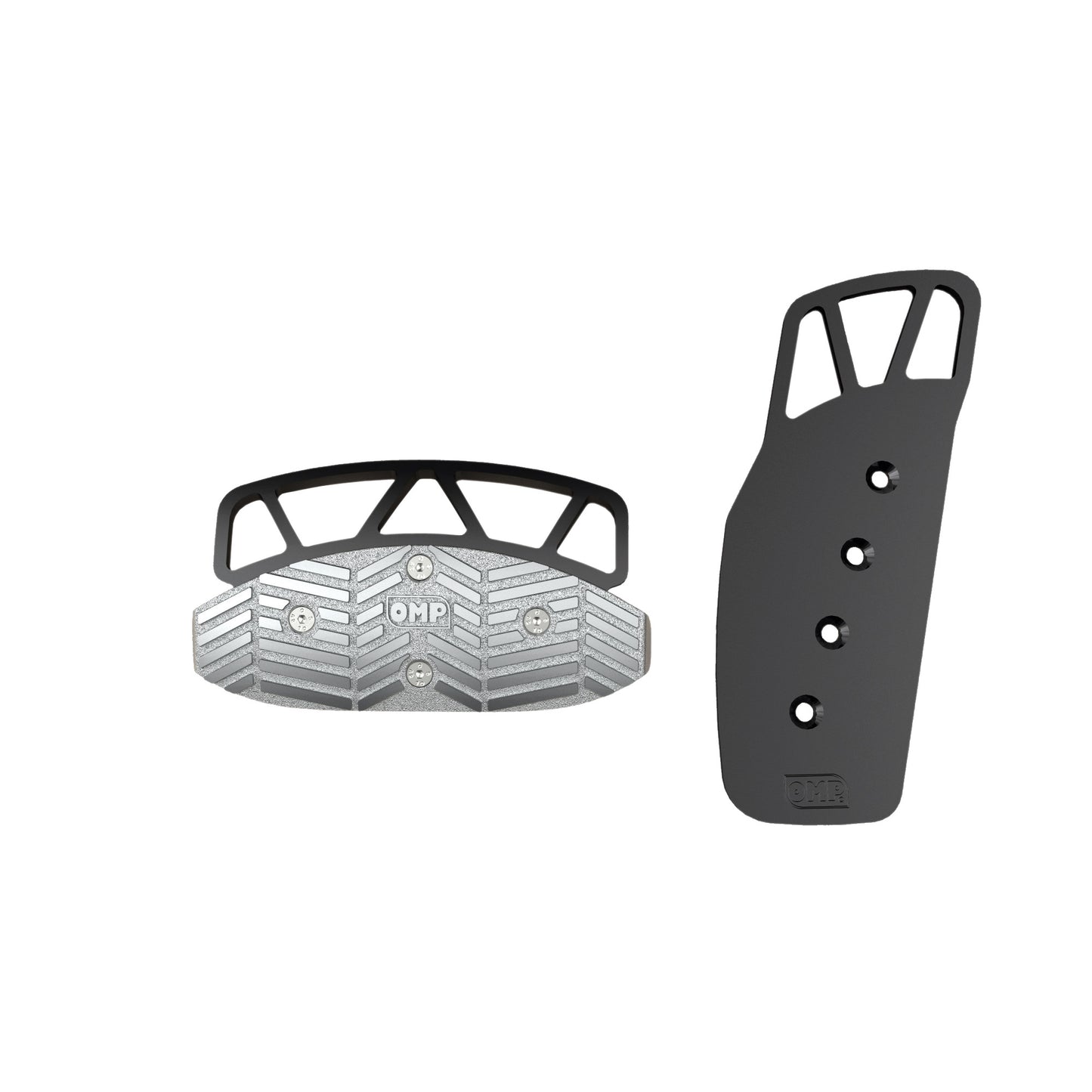 2 PEDAL SET ANODIZED ALUMINIUM