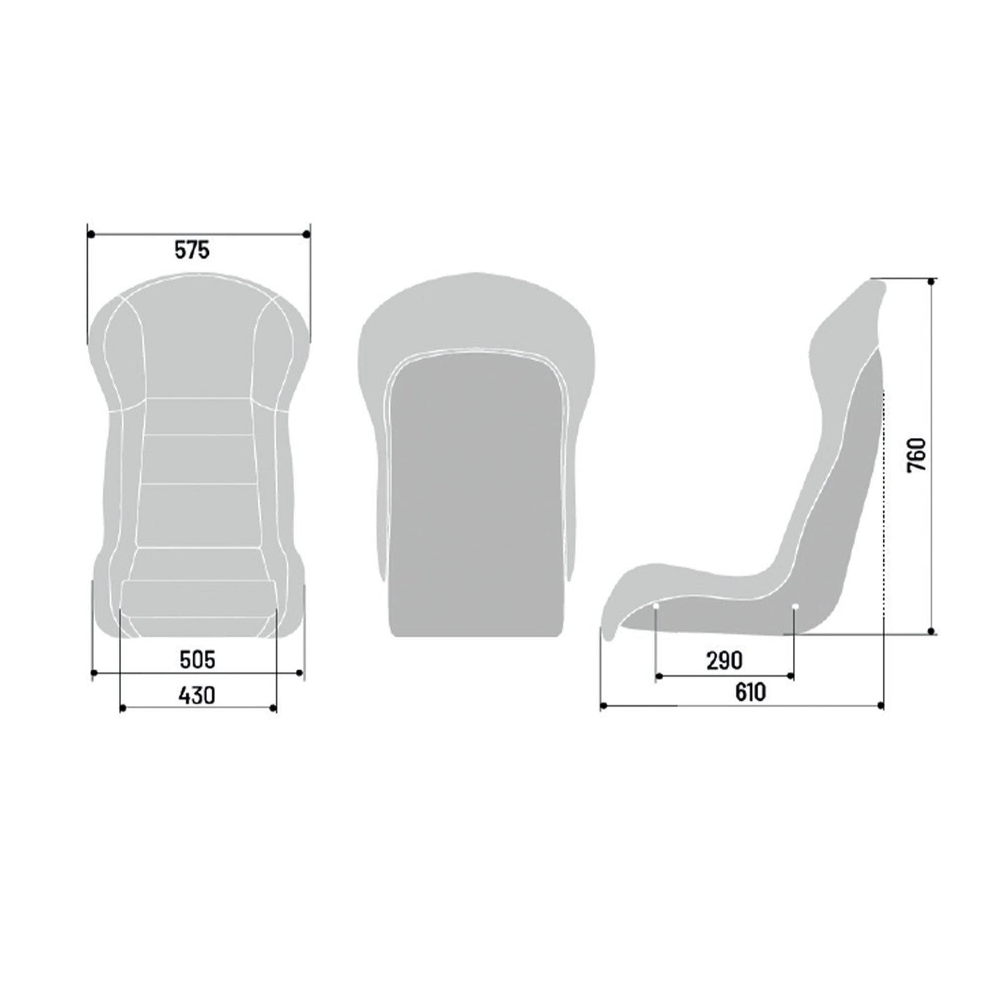 SIM-KART ENDURANCE SEAT