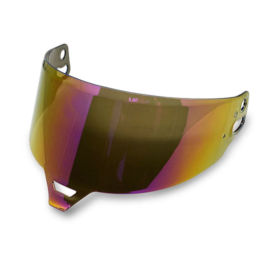 RED VISOR HELMET
