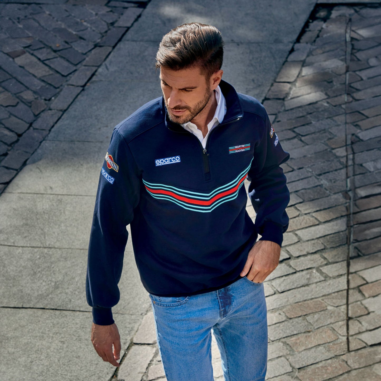 HALF ZIP SWEATSHIRT MARTINI RACING