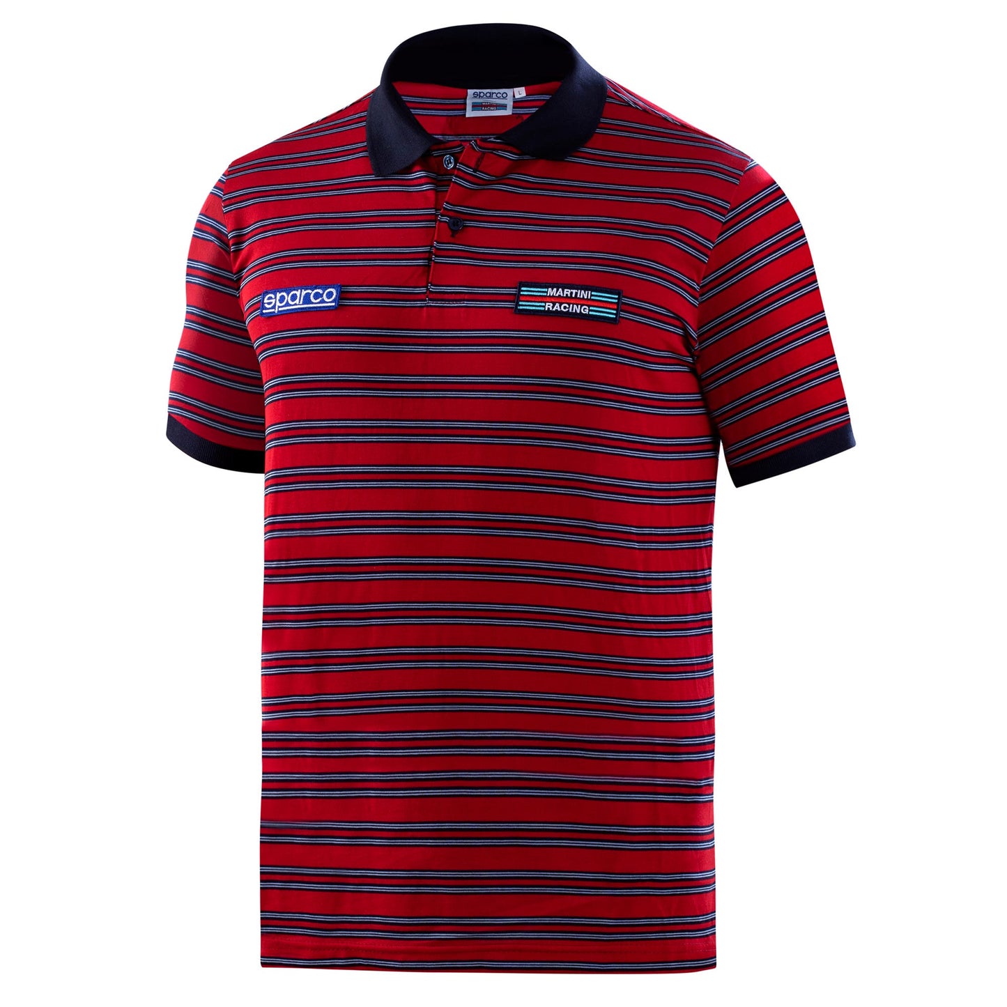 POLO REPLICA SPORTLINE STRIPES MARTINI