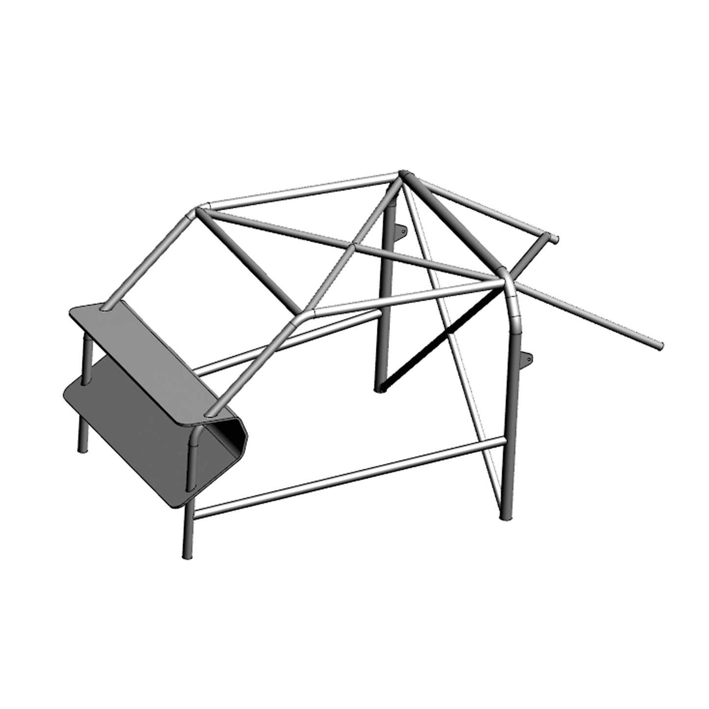 ROLL BAR BMW SERIE1 E87>09/04 FIA HOMOL.