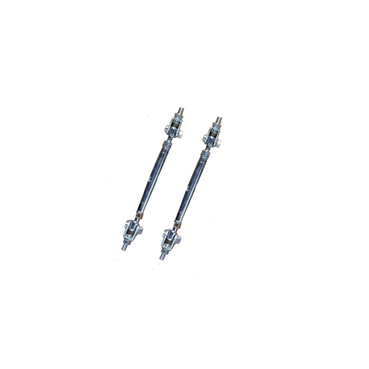 PAIR ZINC PLATED STEEL STAYBAR