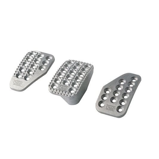 SET 3 PEDALS IN SAND-BLASTED ALU