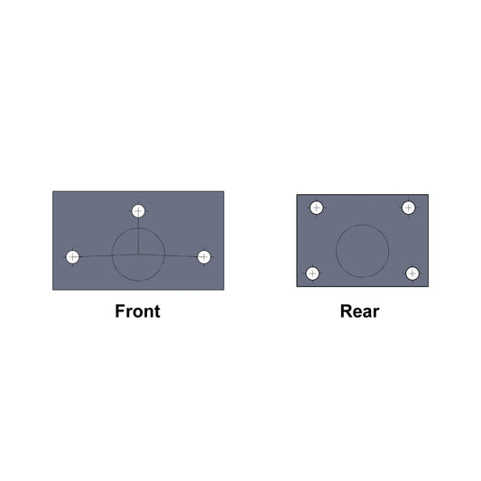 KIT OF PLATES FOR ROLLBAR FIXING