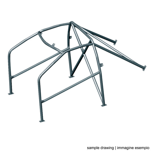 ROLL CAGE FE45.2 WITH FIA NORMS FIAT 500>07 BOLT-IN
