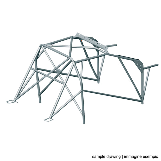 ROLL CAGE 25CRM04 HOMOLOG MSA PEUGEOT 206 RC HOMOLOG.FIA 5667