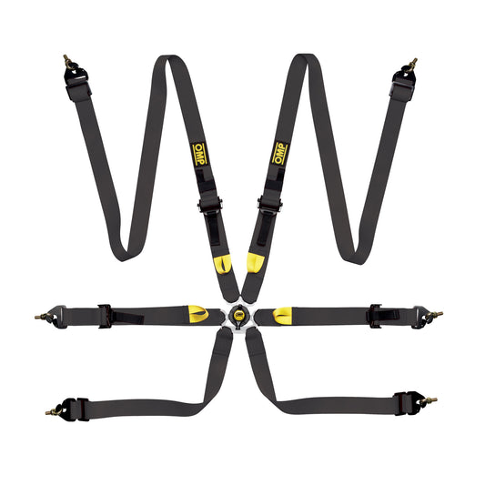 SAFETY HARNESS FIRST 2″ FIA 8853-2016 PULL UP – STEEL ADJ.