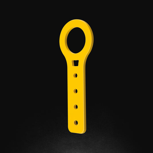 ALUMINIUM TOW HOOK THICKNESS: 6 mm