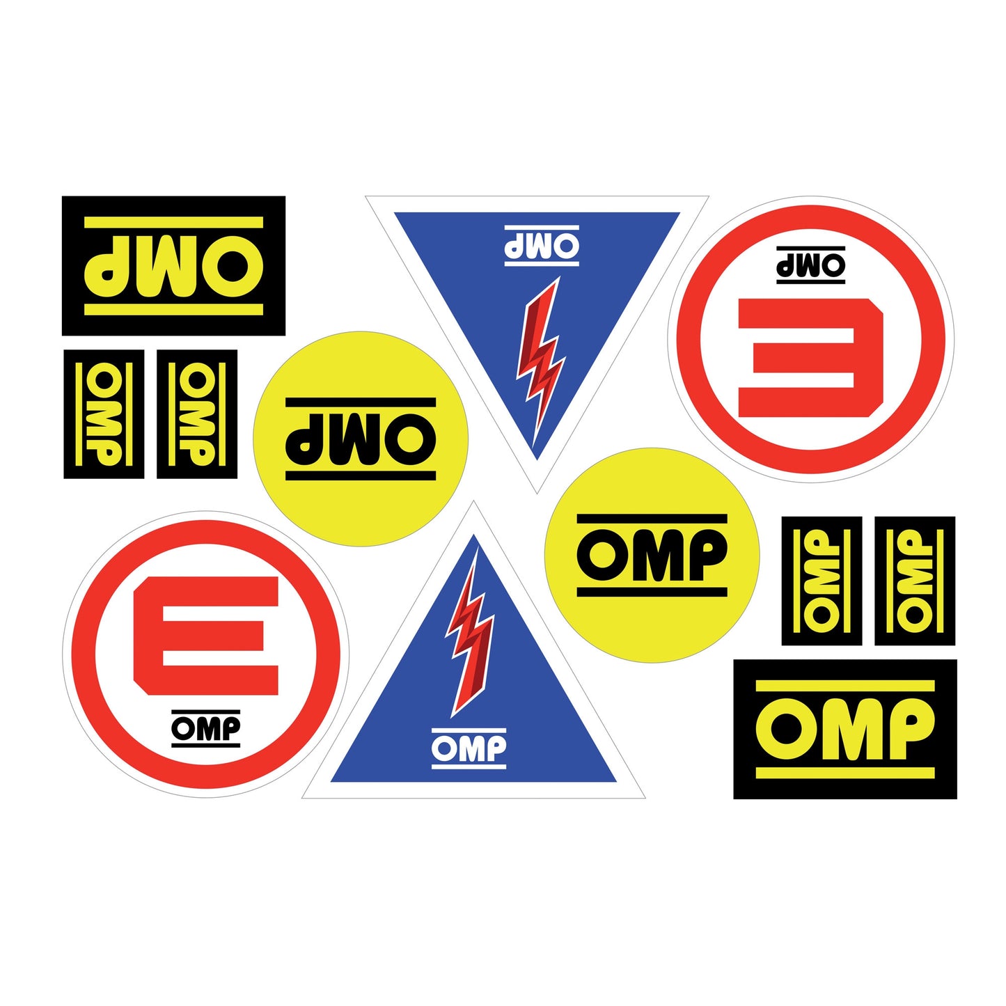 OMP STICKER SHEET 331X220MM