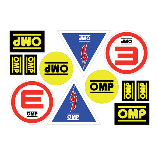 OMP STICKER SHEET 331X220MM